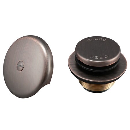 Keeney Mfg Foot Lok Stop Bathtub Drain Trim Kit, Venetian Bronze PP826-66VB